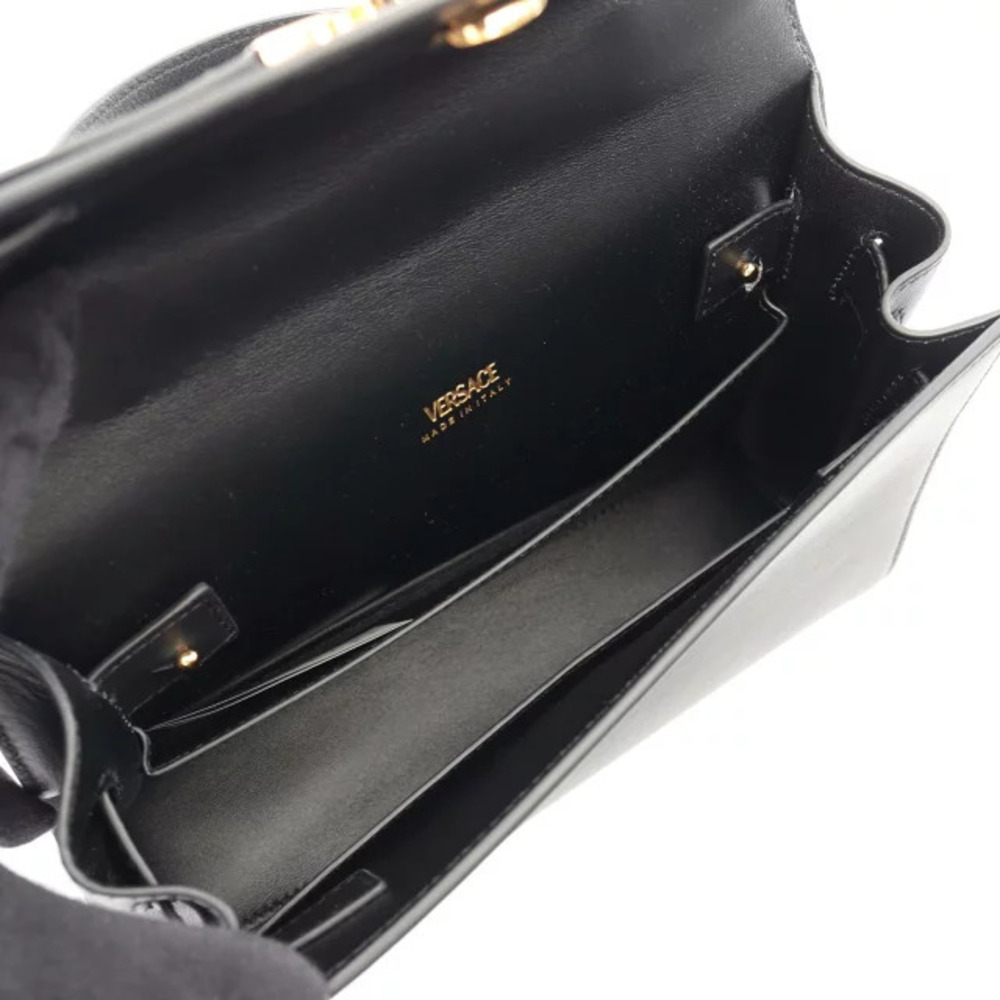 Versace Medusa Handbag Leather Black - Picture 3 of 6